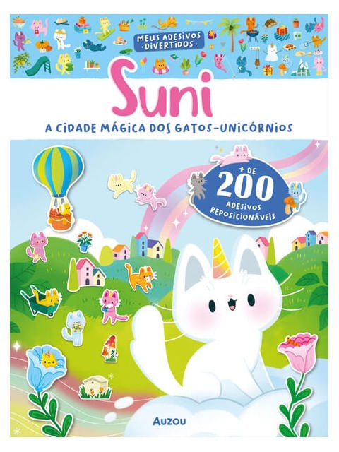 Suni, a Cidade MáGica dos Gatos-UnicóRnios - Meus Adesivos Divertidos