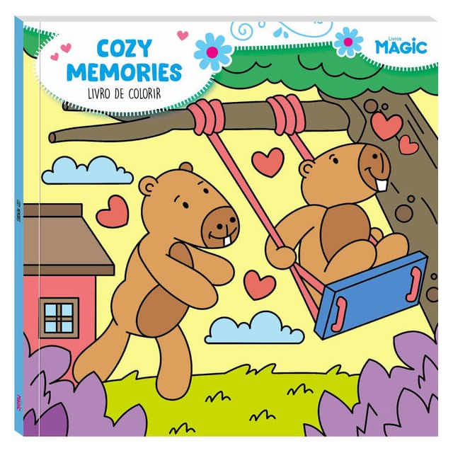 Capa do livro Cozy Memories - Livro de Colorir de Magic Kids