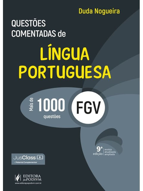 QuestõEs Comentadas de LíNgua Portuguesa - Fgv - 2025