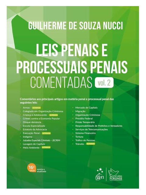 Leis Penais e Processuais Penais Comentadas - Vol.2 - 16ª Edição 2025