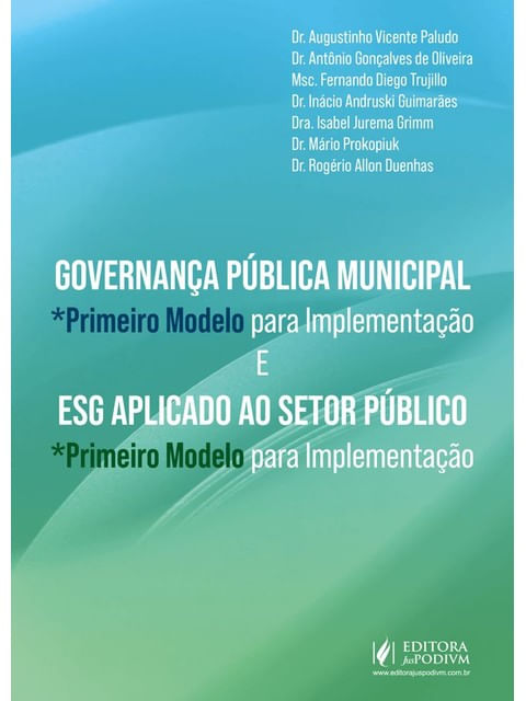 Governança PúBlica Municipal e Esg Aplicado ao Setor PúBlico - 2025