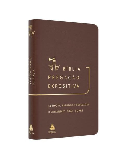 BíBlia Pregação Expositiva | Ra | Pu Luxo Marrom