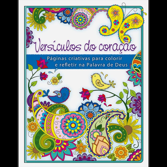 Livro para Colorir - VersíCulos do Coração - Vol. 1