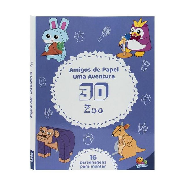 Amigos de Papel - uma Aventura 3d: Zoo