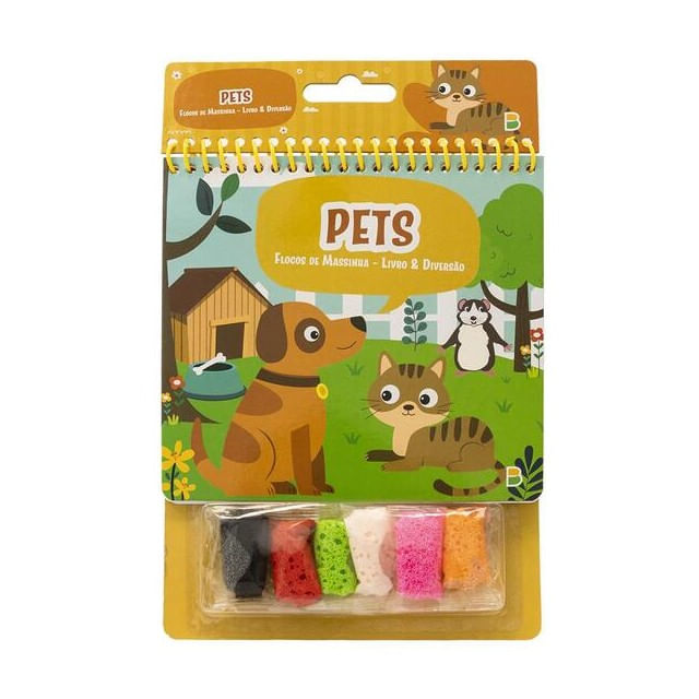 Flocos de Massinha - Livro & Diversão: Pets