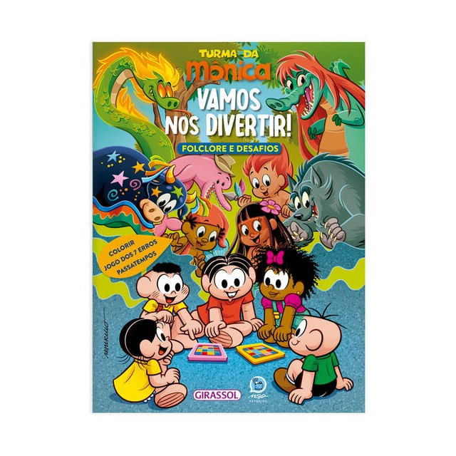 Turma da MôNica - Folclore e Desafios: Vamos nos Divertir!