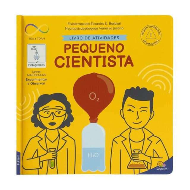 Neurodiversidade Livro de Atividades: Pequeno Cientista