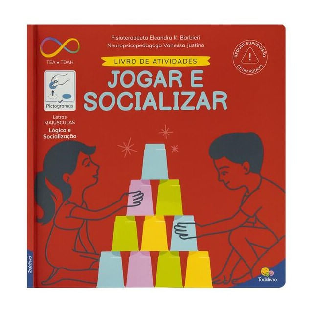 Neurodiversidade Livro de Atividades: Jogar e Socializar