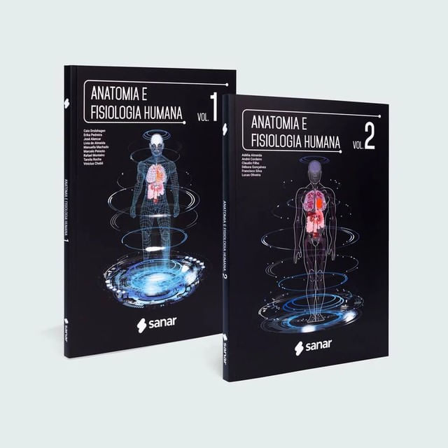 Capa do livro Box Anatomia e Fisiologia (02 Livros)