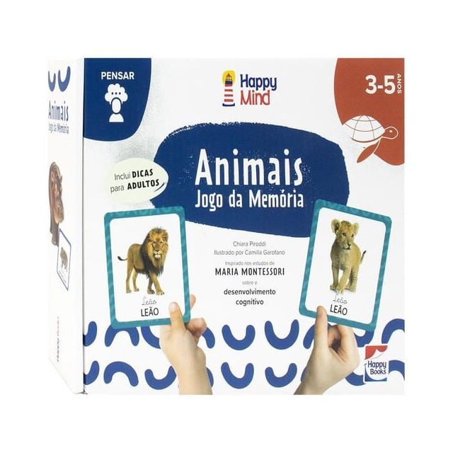Happy Mind Meu Primeiro Box de Atividades: Animais (Memo)