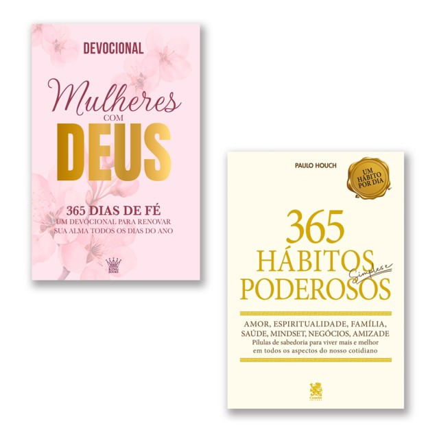 Combo 365 Dias - Kit com 2 Livros Devocionais