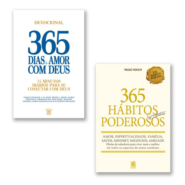 Combo 365 Dias - Kit com 2 Livros Devocionais