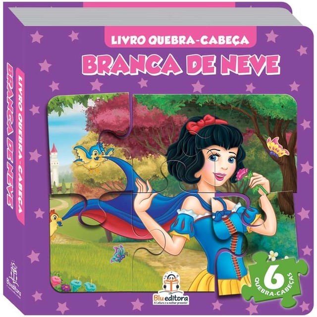 Livro Quebra-Cabeça: Branca de Neve