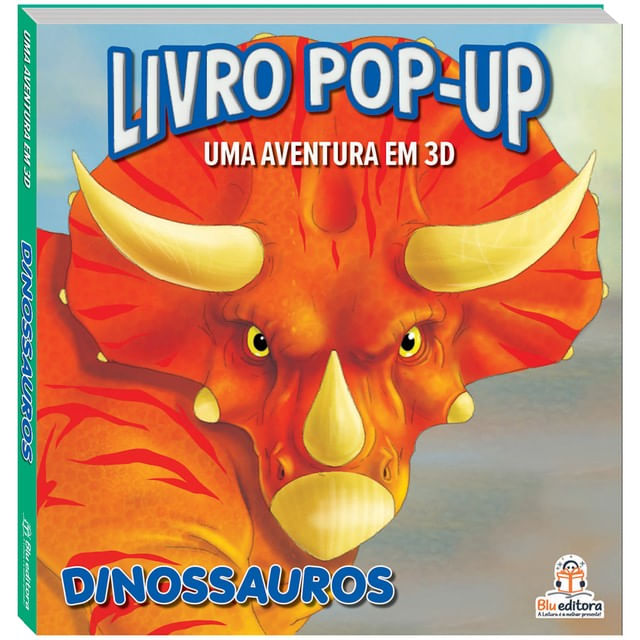 Livro Pop-Up - Aventuras em 3d: Dinossauros