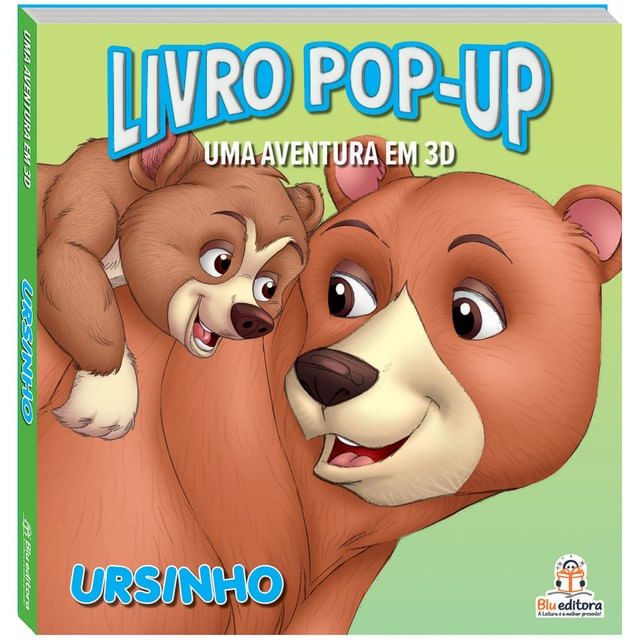 Livro Pop-Up - Aventuras em 3d: Ursinho