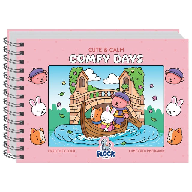 Livro de Colorir: Cute & Calm: Comfy Days