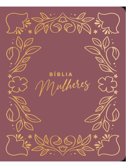 Capa de BíBlia Mulheres Nvt - Duas Colunas - Frame Floral Pink
