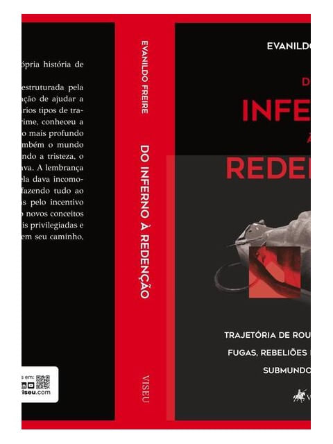 Capa do livro Do Inferno a Redenção de Evanildo Freire