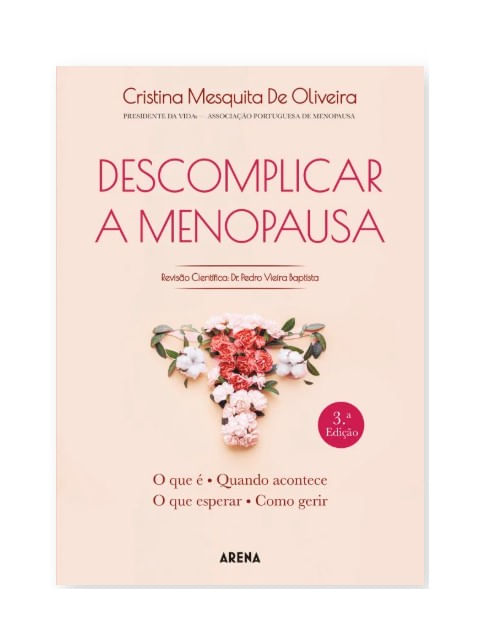 Capa do livro Descomplicar a Menopausa de Cristina Mesquita de Oliveira