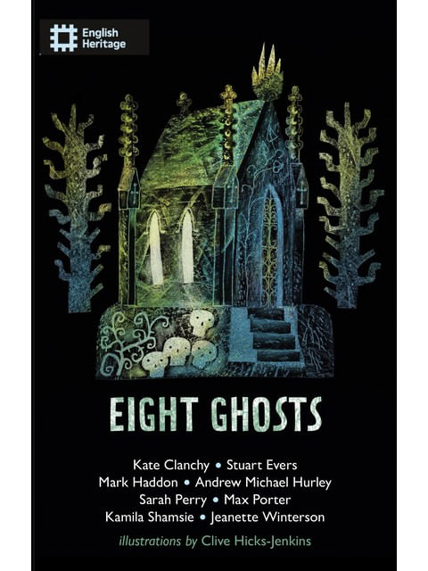 Capa do livro Eight Ghosts de Mark | Shamsie Kamila | Perry Sarah | Hurley Andrew | Evers Stuart Haddon