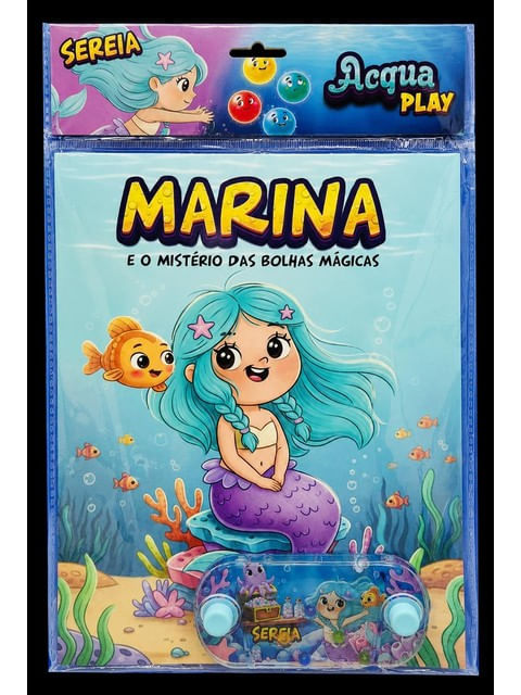 Capa do livro Marina e os MistéRios da Bolhas MáGicas