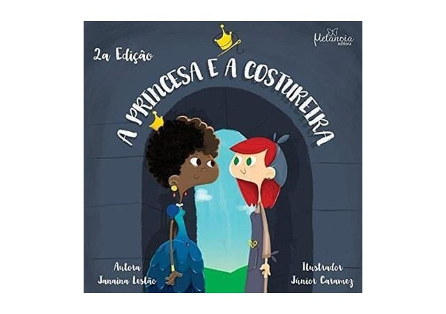 Capa do livro A Princesa e a Costureira de Janaina Leslao