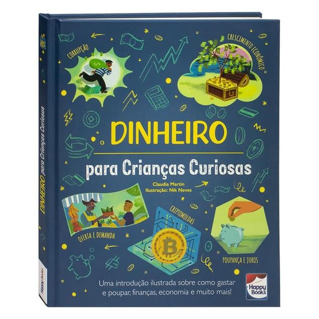 Capa do livro Crianças Curiosas: Dinheiro de Claudia Matin