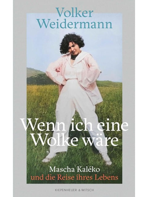 Capa do livro Wenn Ich Eine Wolke WäRe de Volker Weidermann