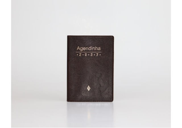 Agenda Simples 2027 - Marrom
