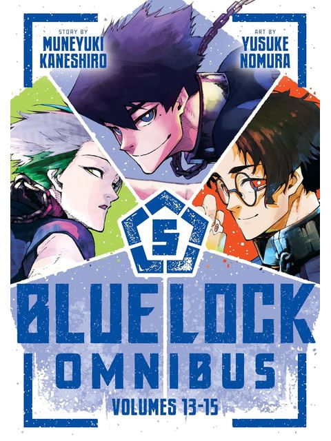 Capa do livro Blue Lock Omnibus 5 (Vol. 13-15) de Muneyuki Kaneshiro