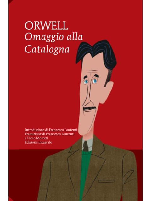 Capa do livro Omaggio Alla Catalogna de George Orwell