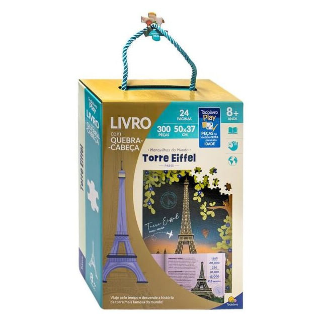 Capa do livro Todolivro Play Maravilhas do Mundo 8+ Torre Eiffel de Todolivro