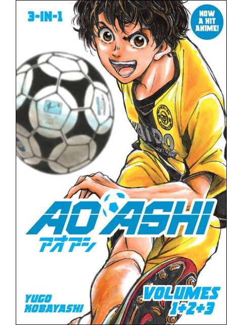 Capa do livro Aoashi - Vol. 1, 2 e 3 de Kobayashi Yuugo