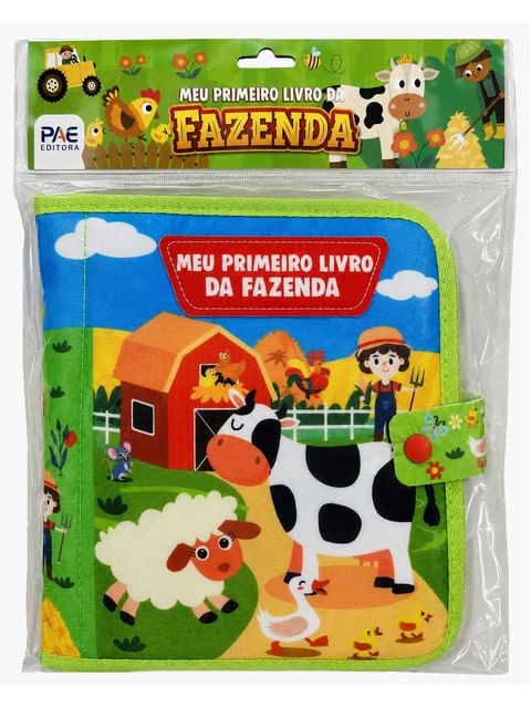 Capa do livro Livro Sensorial Meu Primeiro Livro da Fazenda
