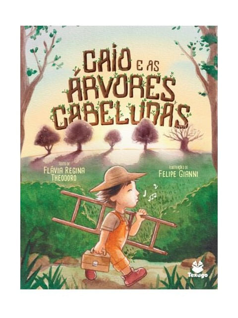Capa do livro Caio e as Árvores Cabeludas de Flávia Regina Theodoro