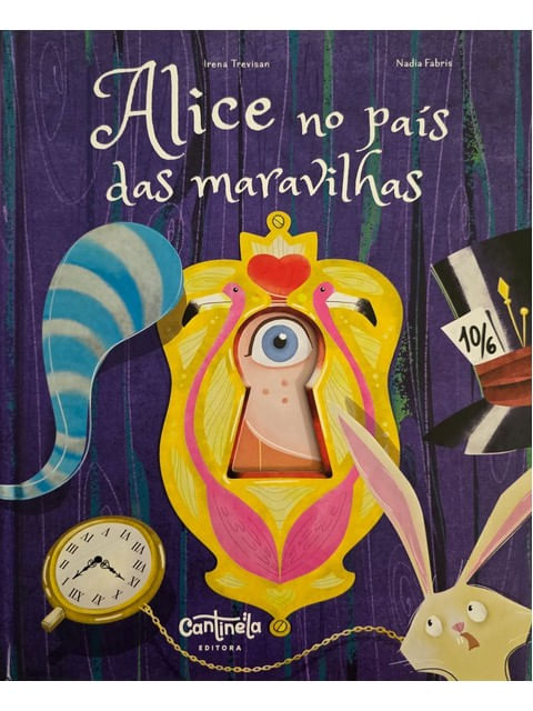 Capa do livro Alice no País das Maravilhas de Irenatrevisan