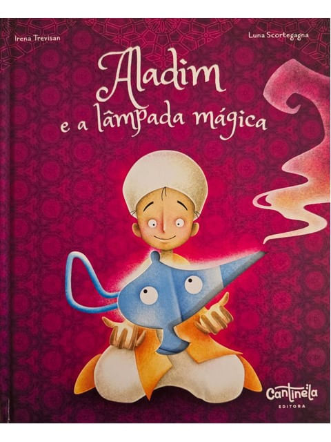 Capa do livro Aladim e a Lâmpada Mágica de Irena Trevisan