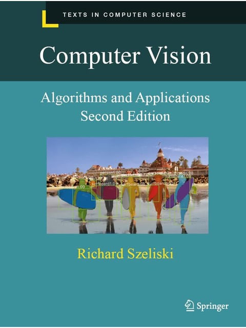 Capa do livro Computer Vision de Richard Szeliski