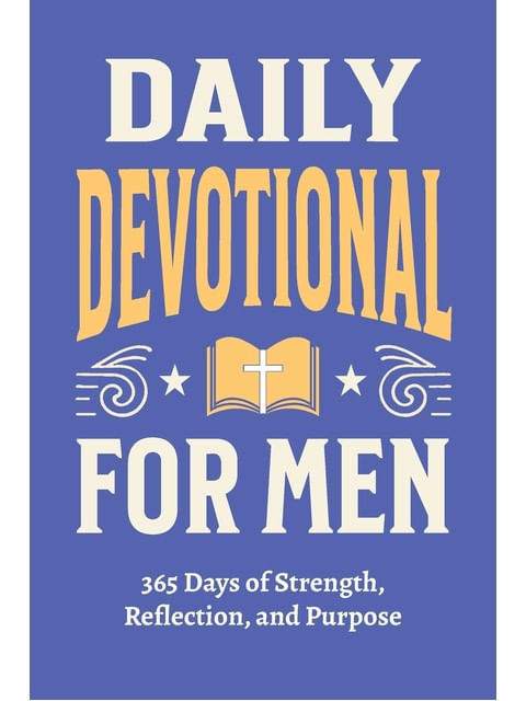Capa de Daily Devotional For Men - 365 Days Of Strength, Reflection, And Purpose