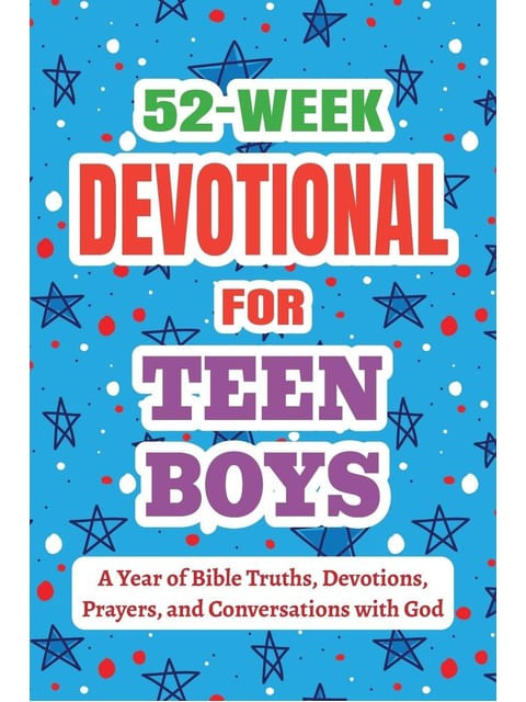 Capa de 52-Week Devotional For Teen Boys - a Year Of Bible Truths, Devotions, Prayers, And Conversations Wit