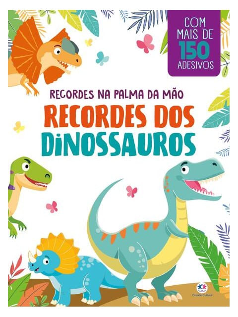Capa do livro Recordes dos Dinossauros de Yomikoko