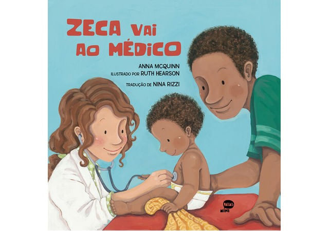 Capa do livro Zeca Vai ao Médico de Anna Mcquinn