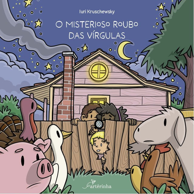 Capa do livro O Misterioso Roubo das Vírgulas de Iuri Kruschewsky