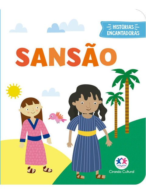 Capa do livro Sansão - Livro Almofadado Pequeno de Karoline Cussolim
