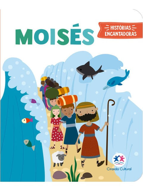 Capa do livro Moisés - Livro Almofadado Pequeno de Karoline Cussolim