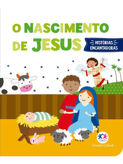Capa do livro O Nascimento de Jesus - Livro Almofadado Pequeno de Karoline Cussolim