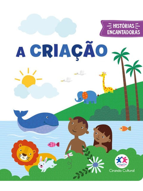Capa do livro A Criação - Livro Pequeno Almofadado de Karoline Cussolim