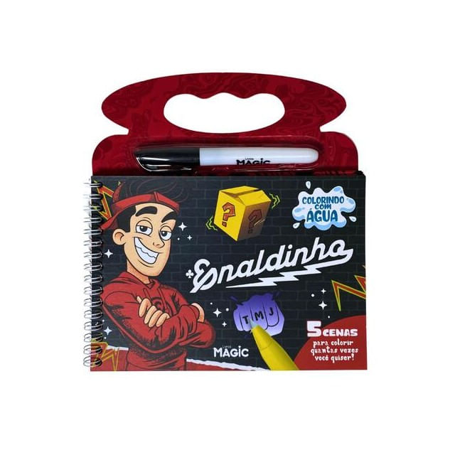 Capa do livro Colorindo com Água - Enaldinho de Magic Kids