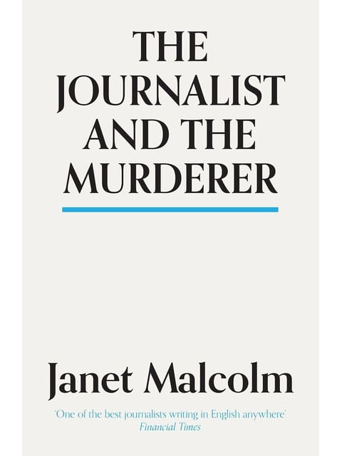 Capa do livro The Journalist And The Murderer de Janet Malcolm