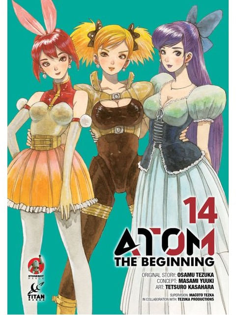 Capa do livro Atom - The Beginning - Vol. 14 de Osamu | Yuuki Masami Tezuka
